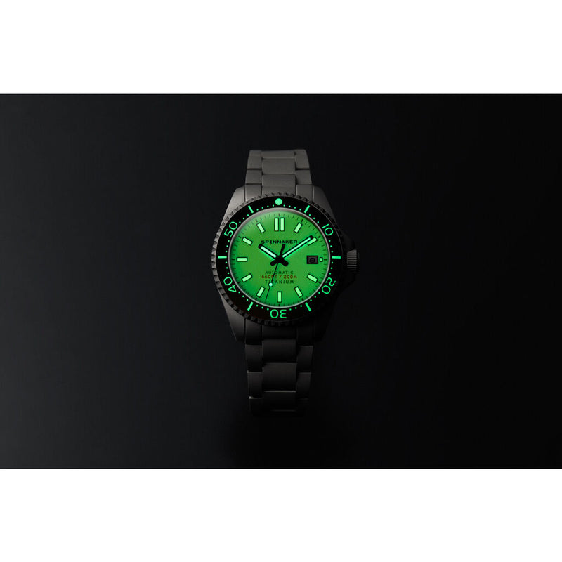 Spinnaker Tesei - Titanium SP-5084-22 Automatic Watch | White/Titanium 