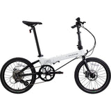Dahon LAUNCH D8 Bike | WHITE / BLACK 20" WHEELS