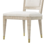 Sonder Living Raffles Dining Chair | Natural & Norman Ivory
