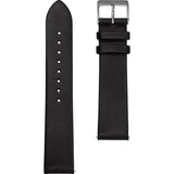 Sternglas Premium Leather Strap 20mm | Black Silver