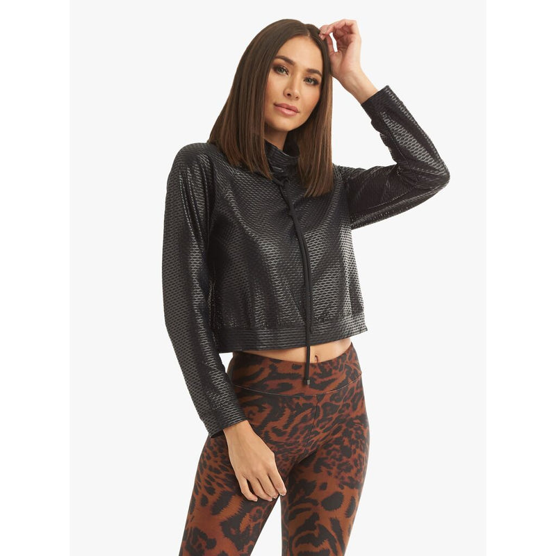 Koral Pump Netz Pullover | Black