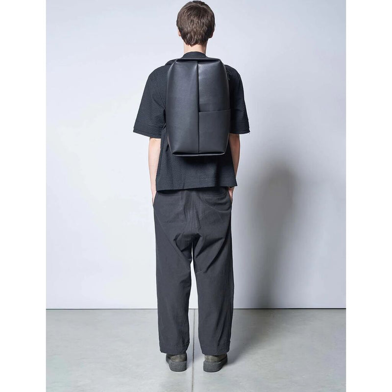 Cote & Ciel Sormonne Allura Recycled Leather Backpack | Black
