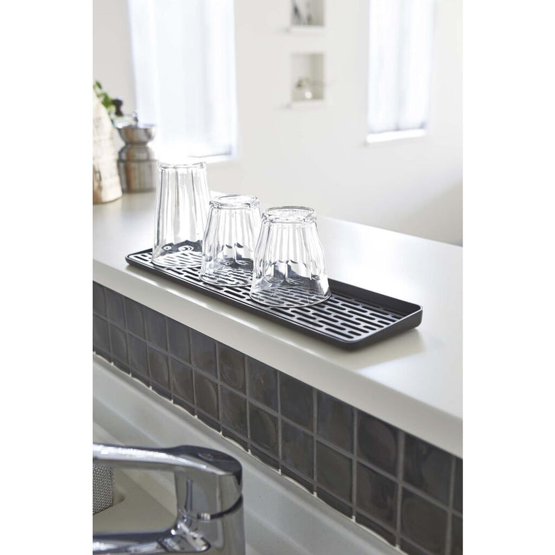 Yamazaki Tower Sink Side Glass Drainer