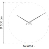 Nomon Axioma Mini L Clock | Chromed Box