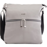 Kiko Leather Zip Tote Bag