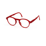 Izipizi Foldable Reading Glasses F-Frame | Red Crystal Soft