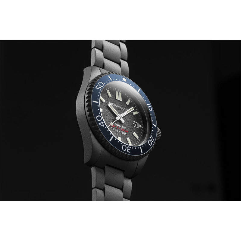 Spinnaker Tesei - Titanium SP-5084-44 Automatic Watch | Grey/Titanium