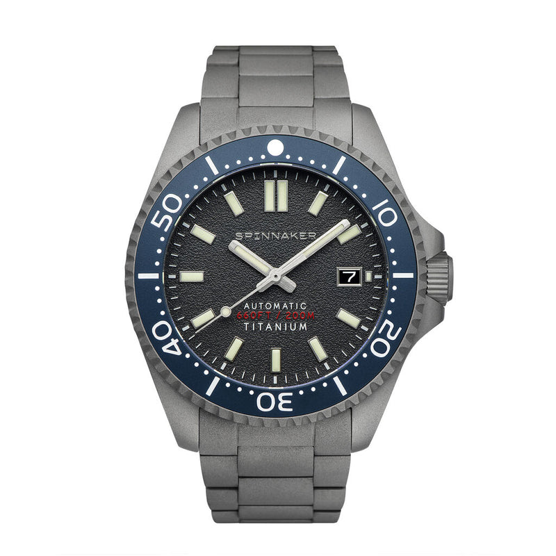 Spinnaker Tesei - Titanium SP-5084-44 Automatic Watch | Grey/Titanium