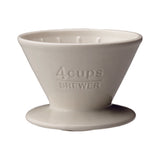 Kinto SCS 4 Cups Brewer | White  27631