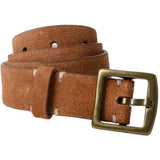Moore & Giles Suede Belt | Aspen Tan
