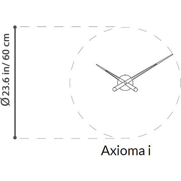 Nomon Axioma I Clock | Chromed Box