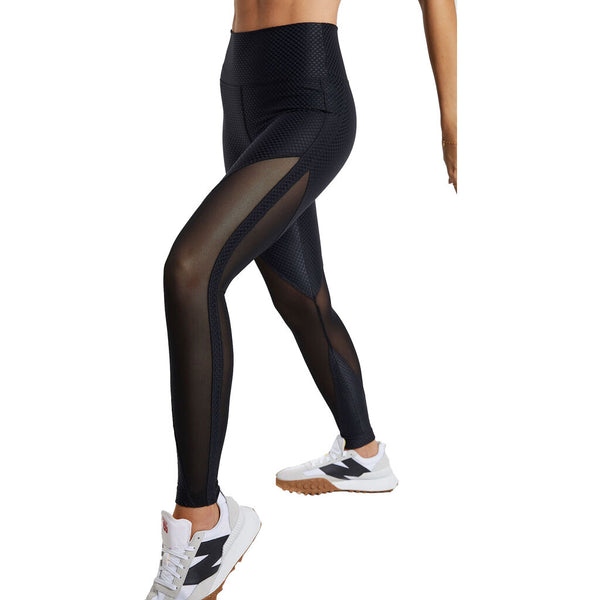 Koral Lucent Jacquard High Rise Legging - Black