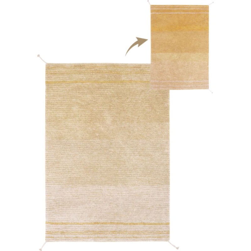 Lorena Canals Reversible Washable Rug Twin | Amber