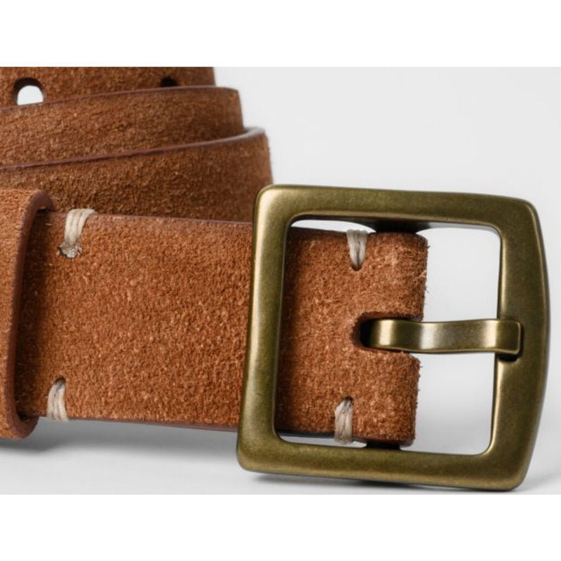 Moore & Giles Suede Belt | Aspen Tan