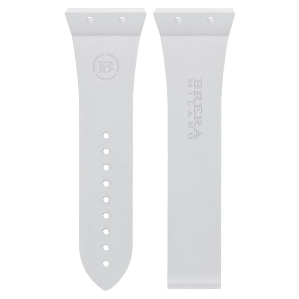 Brera Milano Rubber Strap For Granturismo Gt2 | White