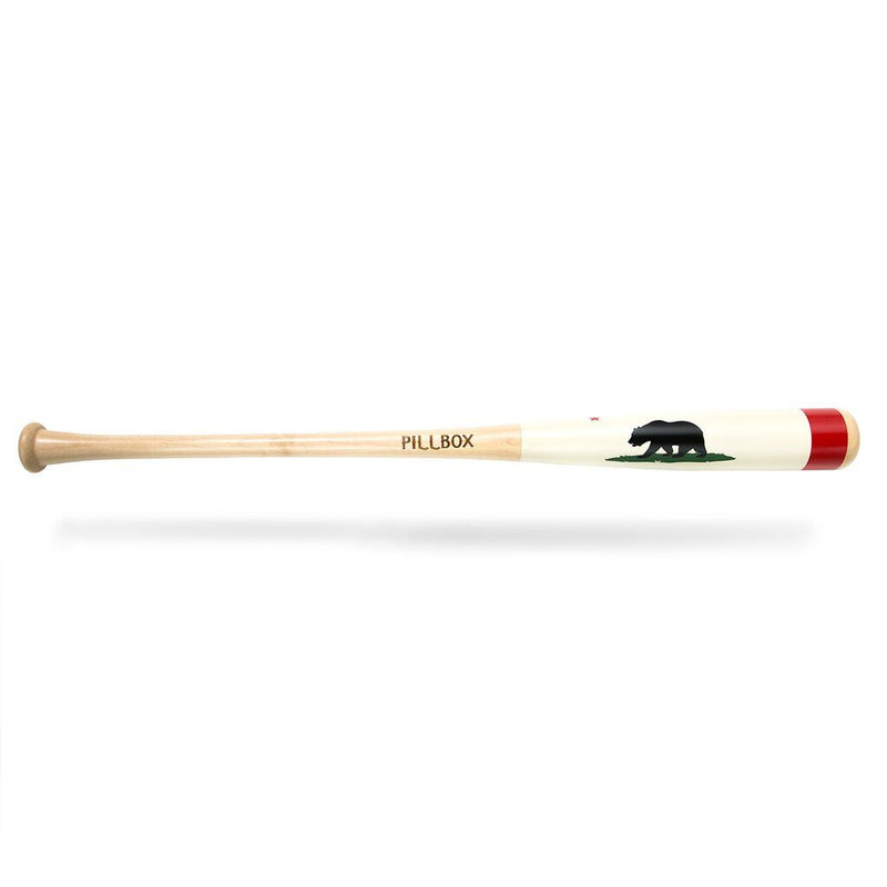 Pillbox Classic Paint Baseball Bats | California Flag