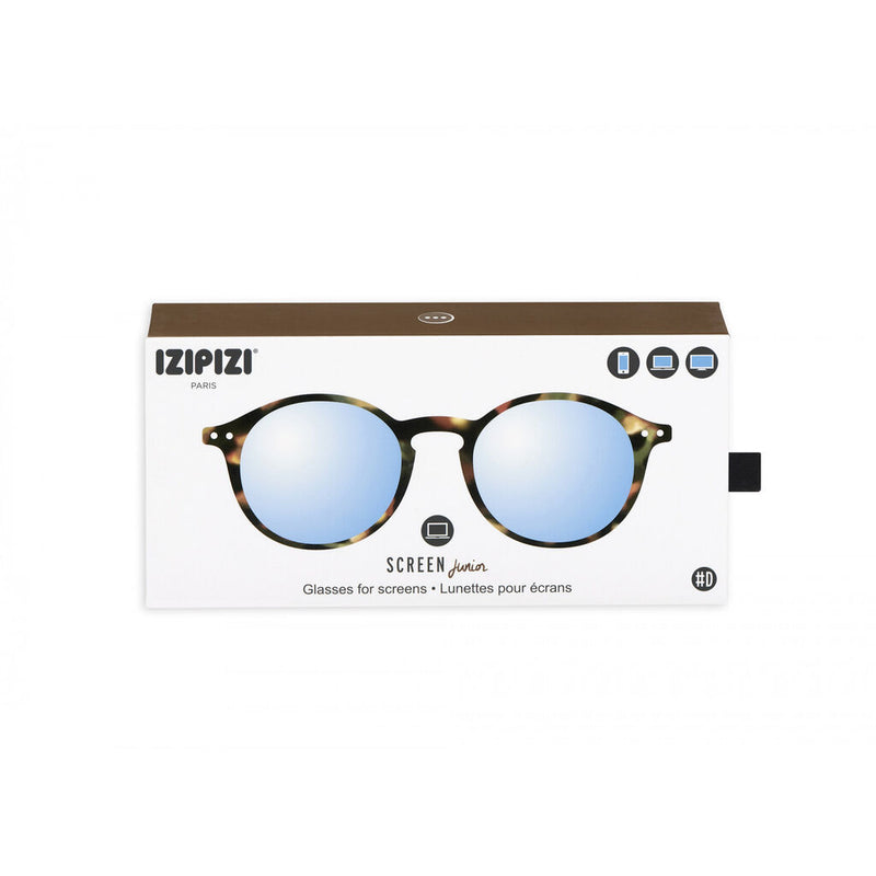 Izipizi Junior Screen Glasses D-Frame | Tortoise