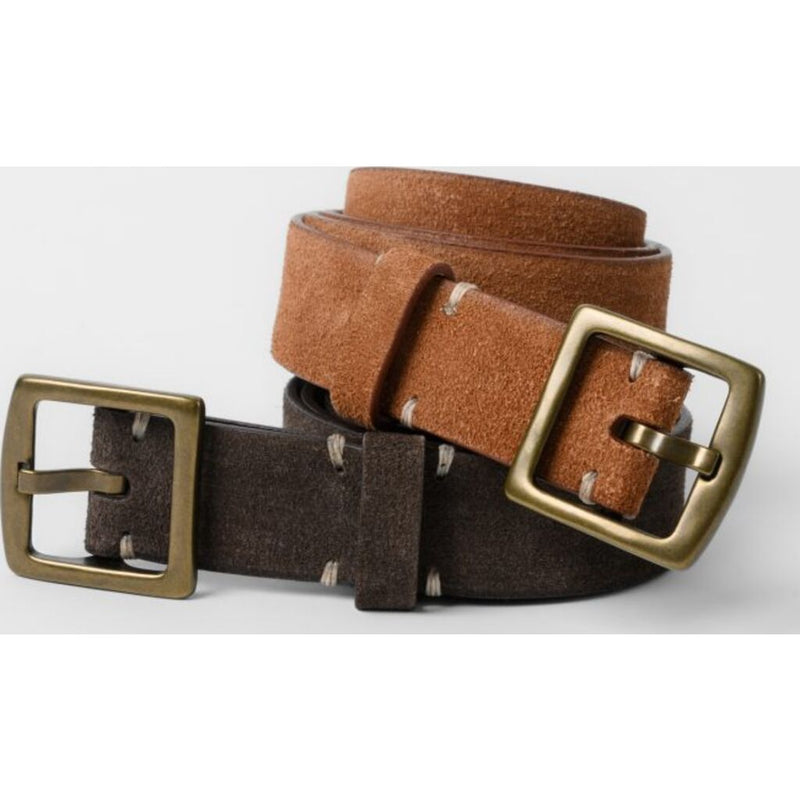 Moore & Giles Suede Belt | Aspen Tan