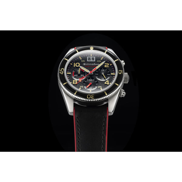 Spinnaker Fleuss Chrono SP-5085-01 Quartz Watch | Black/Black