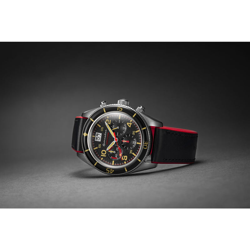 Spinnaker Fleuss Chrono SP-5085-01 Quartz Watch | Black/Black