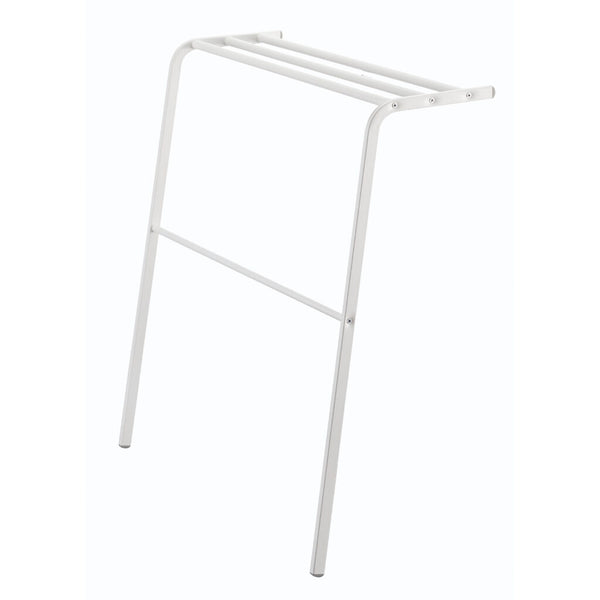 Yamazaki Plate Leaning Bath Towel Hanger - White