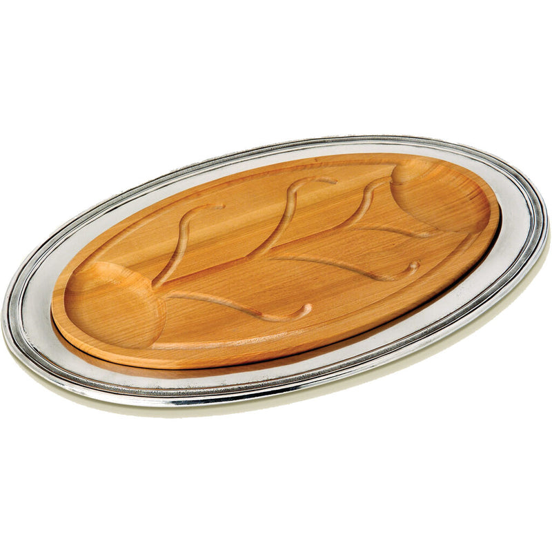 Match Oval Carving Platter with Insert