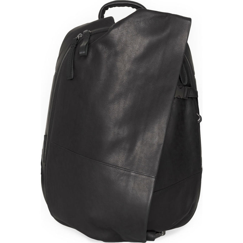 Cote&Ciel Isar Small Alias Cowhide Leather Backpack | Agate Black 28603