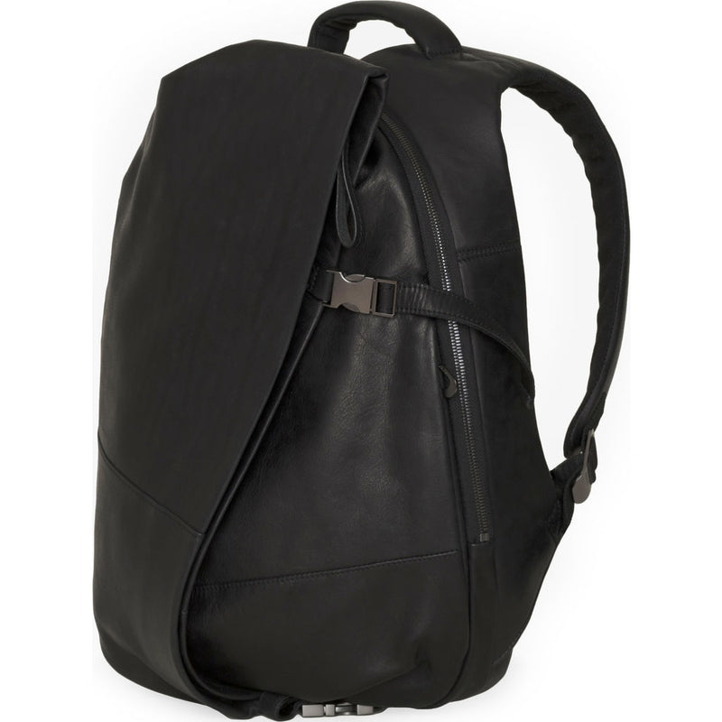 Cote&Ciel Isar Small Alias Cowhide Leather Backpack in Agate Black ...