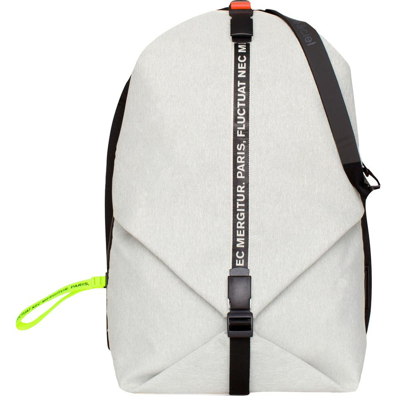 Cote&Ciel Oril Large Eco Yarn Backpack | Silver