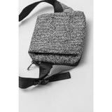 Cote&Ciel Isarau White Noise Sling Bag | Black/White
