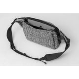 Cote&Ciel Isarau White Noise Sling Bag | Black/White