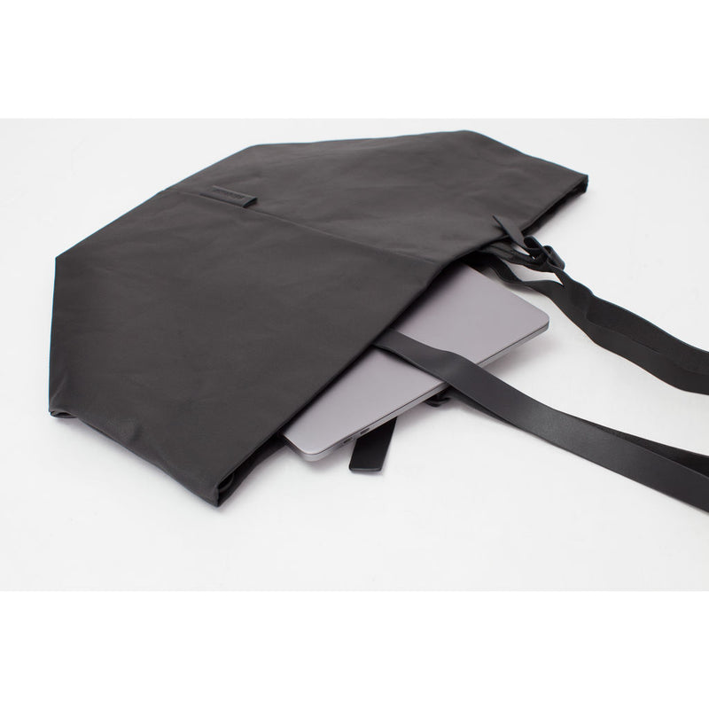 Cote&Ciel Amu Crossover Shoulder Bag | Black Coated Canvas 28770