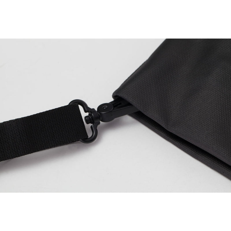 Cote&Ciel Amu Crossover Shoulder Bag | Black Coated Canvas 28766