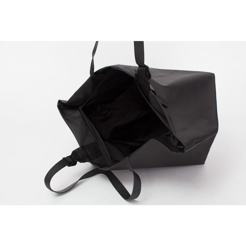 Cote&Ciel Amu Crossover Shoulder Bag | Black Coated Canvas 28768
