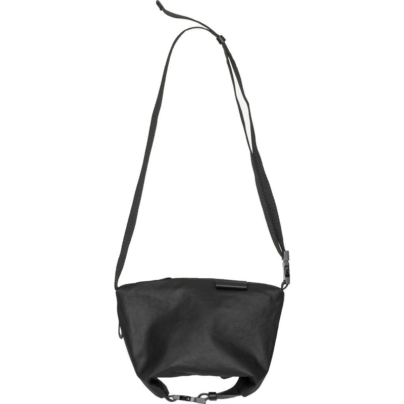 Cote&Ciel Inn Crossover Bag | Black Coated Canvas --Small 28763