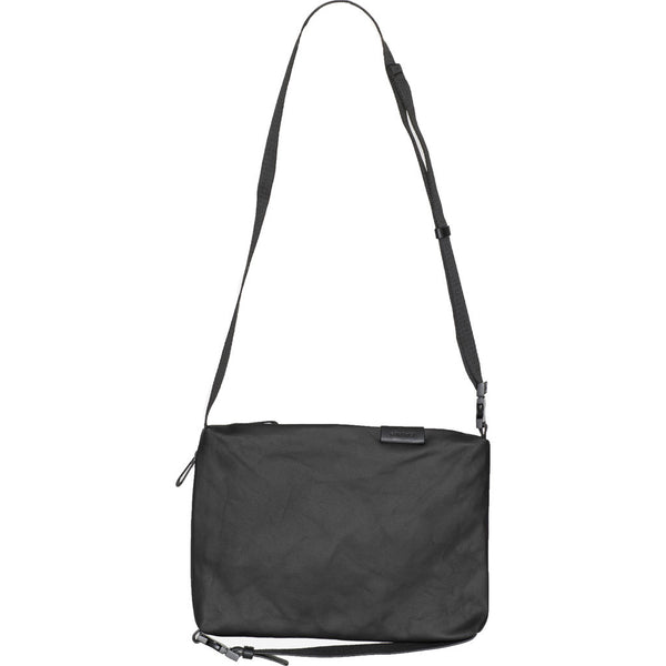 Cote&Ciel Inn Crossover Bag | Black Coated Canvas --Medium 28763