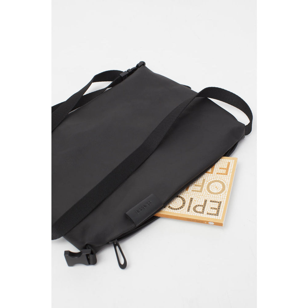 Cote&Ciel Inn Crossbody Bag | Black Coated Canvas – Sportique