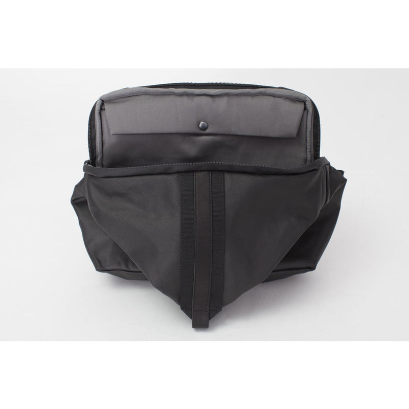 Cote&Ciel Yakima Multifunctional Bag | Black Coated Canvas 28775