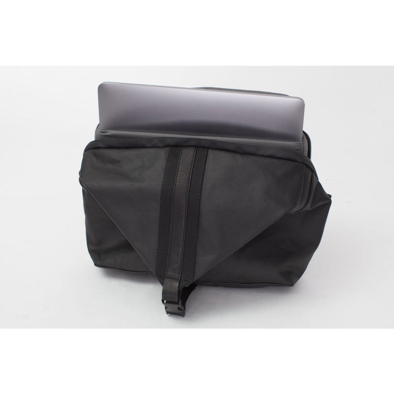 Cote&Ciel Yakima Multifunctional Bag | Black Coated Canvas 28770
