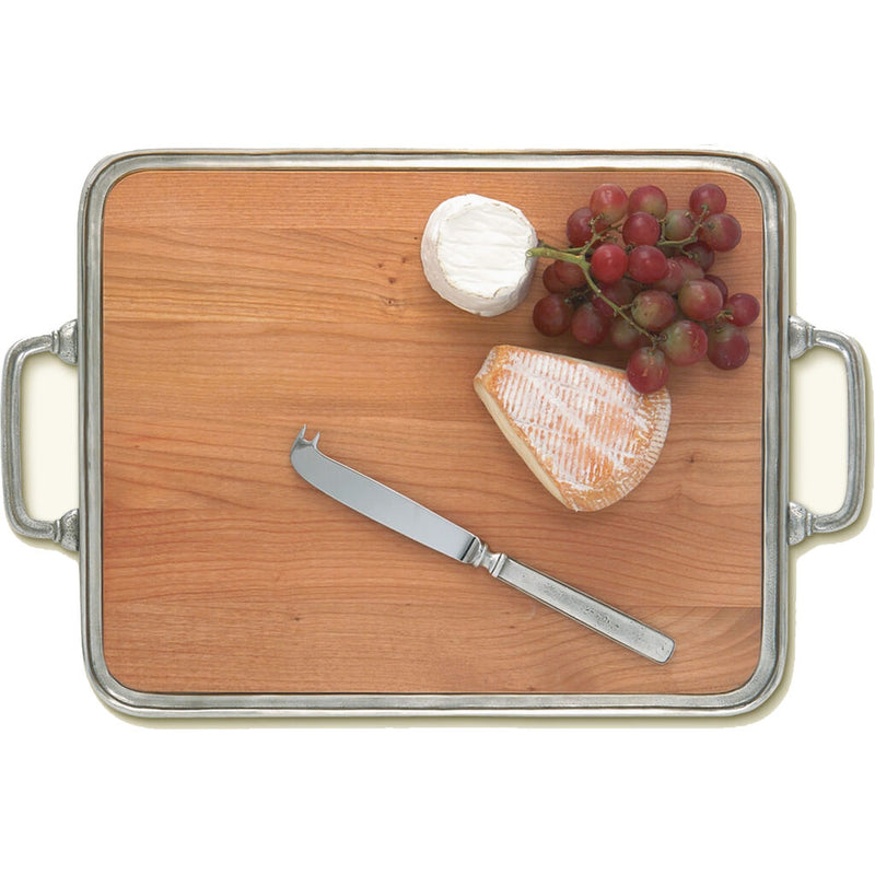 Match Cheese Tray, No Handles, Cherry Wood | Medium