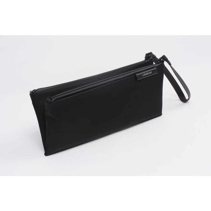 Cote & Ciel Loki Sleek Nylon Clutch | Black