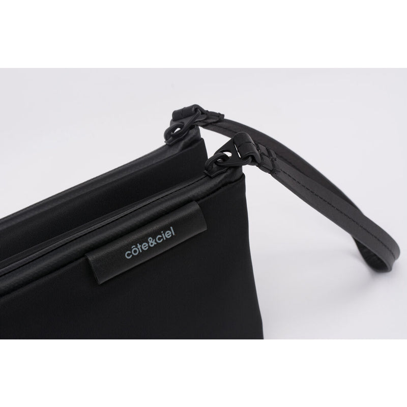 Cote & Ciel Loki Sleek Nylon Clutch | Black