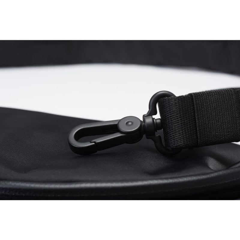 Cote & Ciel Hala S Sleek Nylon Crossbody Bag | Black/Yellow