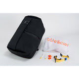 Cote&Ciel Sormonne Pop Accent Black Backpack | Black