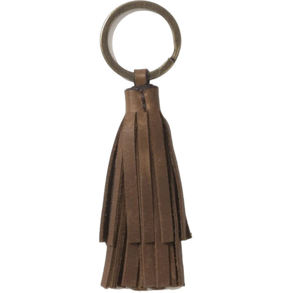Moore & Giles Reclaimed Tassel Key Chain | Heirloom Oak