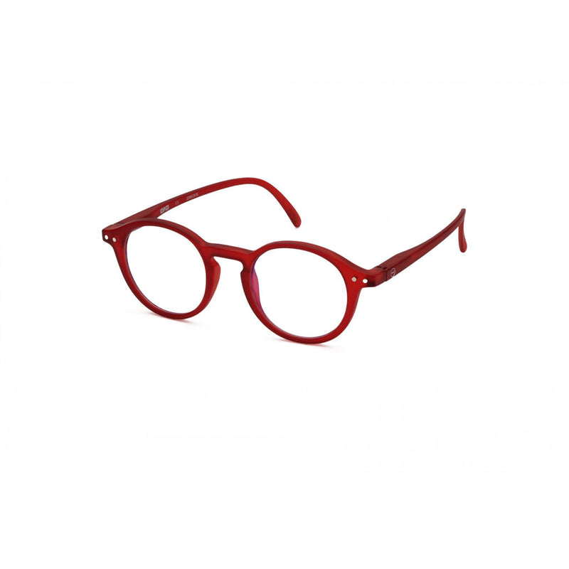 Izipizi Junior Screen Glasses D-Frame | Red Crystal