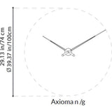 Nomon Axioma N Clock | Chromed Box, Walnut Hands
