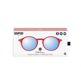 Izipizi Junior Screen Glasses D-Frame | Red Crystal