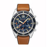 Spinnaker Fleuss Chrono SP-5085-02 Quartz Watch | Blue/Tan