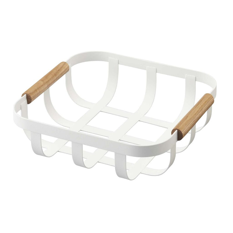 Yamazaki Tosca Fruit Basket | White
